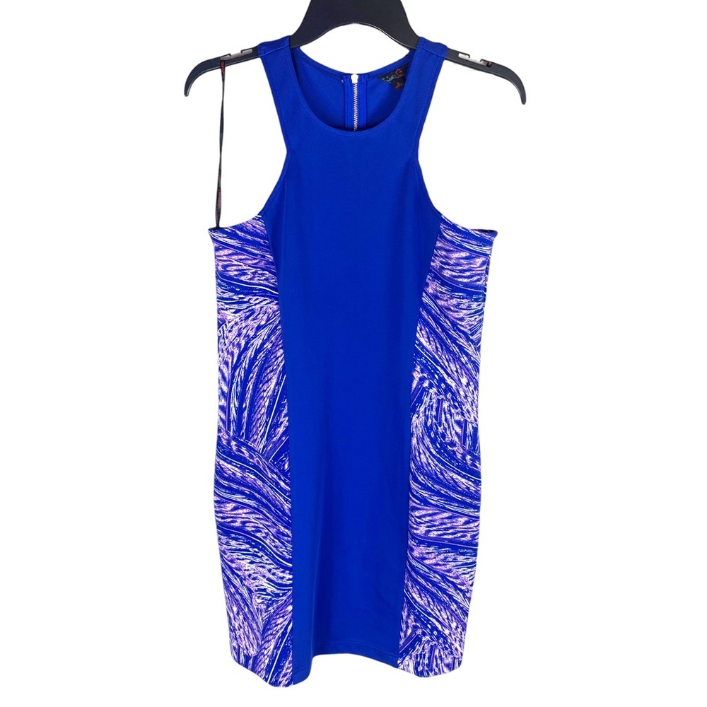 G By Guess Jadynn High Halter Scuba Dress Sz M & L